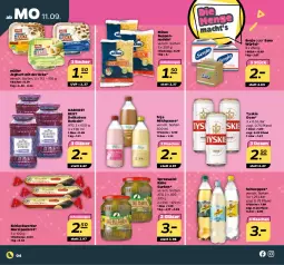 Gazetka promocyjna Netto - Woche 37 - Gazetka - ważna od 16.09 do 16.09.2023 - strona 4 - produkty: Becher, brot, erde, flasche, Gläser, gurke, gurken, HP, joghur, joghurt, joghurt mit der ecke, mac, marzipan, milch, Müller, nudel, nudeln, rotkohl, sana, schweppes, suppe, suppen, tyskie, würfel