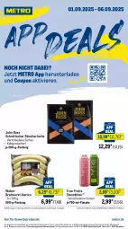 Gazetka promocyjna Metro - App Deals - Gazetka - ważna od 06.09 do 06.09.2025 - strona 1 - produkty: abholpreise, angebot, angebote, bratwurst, coupon, eis, flasche, ilag, lachs, Metro, metro gastro, Rauch, Räucherlachs, reis, rwe, schott, smoothie, smoothies, Ti, tisch, true fruits, weber, wurst