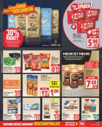 Gazetka promocyjna Edeka - Angebote der Woche - Gazetka - ważna od 27.08 do 27.08.2022 - strona 17 - produkty: beutel, brot, brötchen, Cap, chips, creme, crunchips, dallmayr, dallmayr capsa, de beukelaer, deka, dinkelbrötchen, eis, espresso, gin, Gläser, gutschein, kaffee, kaffeemaschine, kakao, keks, kekse, kitkat, knäckebrot, korn, kuchen, Kuchenschnitte, lion, lorenz, löslicher kaffee, Meister, nescafe, nespresso, prinzenrolle, reis, sandwich, schnitten, schoko, Schokobrötchen, schokolade, smarties, Ti, toast, wasa