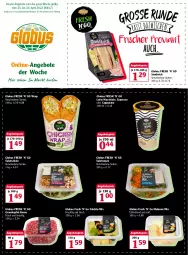 Gazetka promocyjna Globus - Prospekte - Gazetka - ważna od 30.04 do 30.04.2022 - strona 1 - produkty: ACC, angebot, angebote, angebotspreis, apfel, Cap, chia, cin, eis, espresso, espresso oder, frucht, früchte, grana, granatapfel, latte, mac, melone, melonen, pril, Rana, reis, salat, sandwich, Schal, Schale, snack, Ti, wrap
