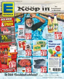 Gazetka promocyjna Edeka - Prospekte - Gazetka - ważna od 25.01 do 25.01.2025 - strona 1 - produkty: Becher, butter, deka, flasche, frucht, saft, Schal, Schale, Ti