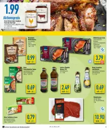 Gazetka promocyjna Diska - Prospekte - Gazetka - ważna od 16.04 do 16.04.2022 - strona 4 - produkty: aktionspreis, bio, braten, deka, delikatess sauce, eis, ente, feinschmecker, flasche, Geflügel, gewürz, knorr, küche, mehl, mondamin, omega, rama, reis, rezept, rind, rinder, rinderbraten, sauce, suppe, Ti, tiefpreis
