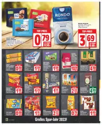 Gazetka promocyjna Edeka - Angebote der Woche - Gazetka - ważna od 10.06 do 10.06.2023 - strona 14 - produkty: auto, bett, beutel, bio, bohne, bohnen, brot, buch, caffe, cracker, dallmayr, eis, espresso, gin, hafer, haselnuss, HP, kaffee, kakao, keks, KnabberSnack, knäckebrot, Knusperflocken, korn, LG, linsen, mac, milka, nic nac's, nuss, olsen, pom-bär, reis, rel, riegel, ritter, ritter sport, russisch brot, schoko, schokolade, smarties, snack, Sport, Ti, tomate, tomaten, top-preis, Törtchen, tuc, vollautomaten, zucker