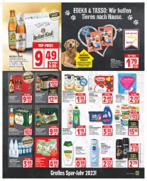 Gazetka promocyjna Edeka - Angebote der Woche - Gazetka - ważna od 10.06 do 10.06.2023 - strona 17 - produkty: alkohol, alleinfuttermittel, Alwa, arla, axe, berliner, berliner kindl, beutel, bitburger, body, bodyspray, burger, carefree, deka, eier, eis, feinwaschmittel, flasche, geschirr, gin, henkel, küche, Küchen, küchenrolle, Laufen, LG, mineralwasser, natur, natura, nivea, olive, palmolive, persil, pet-flasche, radler, ring, shampoo, slip, slipeinlagen, spülmittel, spülung, Ti, Tiere, vollwaschmittel, waschmittel, wasser, Yo