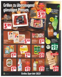 Gazetka promocyjna Edeka - Angebote der Woche - Gazetka - ważna od 10.06 do 10.06.2023 - strona 8 - produkty: Berger, bio, bratwurst, brot, discount, dressing, eis, elle, flasche, fleisch, frischkäse, frucht, für grill und pfanne, Getrocknete Tomaten, gin, gösser, grill, grill und pfanne, grüne oliven, HP, ideal für grill, ideal für grill und pfanne, Käse, kräuter, kräutern, lachs, limo, limonade, limonaden, natur, nürnberger, nuss, olive, oliven, pfanne, pfannen, pfannenkäse, reis, riesling, rostbratwurst, Schal, Schale, schnitzel, schwein, schweine, Schweinelachs, Spezi, spitzenqualität, steak, steaks, Ti, tomate, tomaten, top-preis, und pfanne, wein, weine, wurst, ZTE