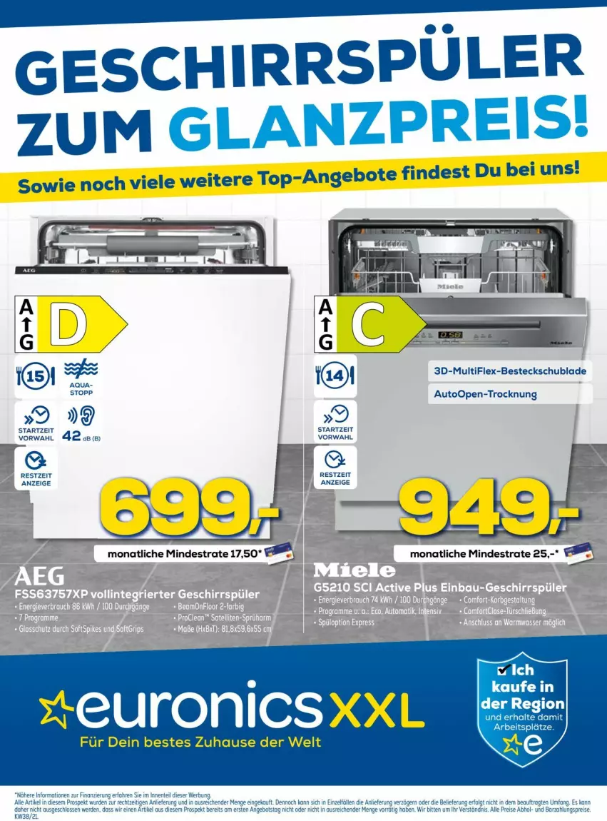 Aktueller Prospekt Euronics - Prospekte - von 22.09 bis 29.09.2021 - strona 1