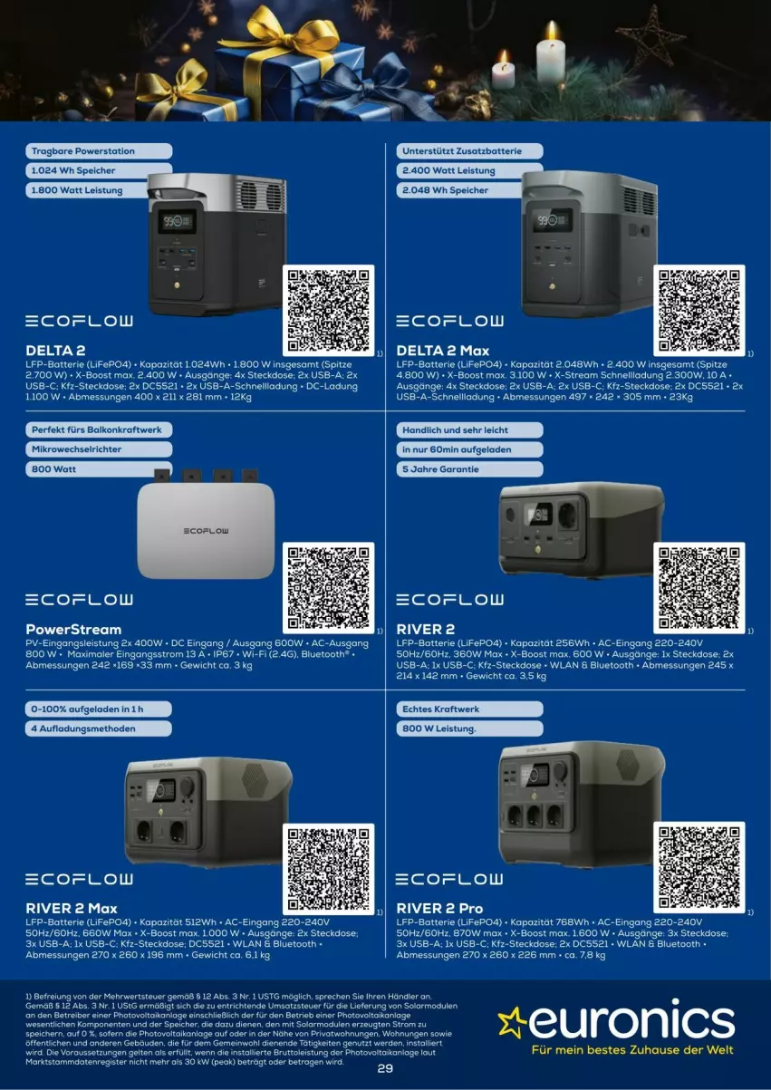 Aktueller Prospekt Euronics - Prospekte - von 03.12 bis 31.12.2024 - strona 29 - produkty: batterie, brut, eier, eis, ente, erde, kraft, steckdose, Ti, usb