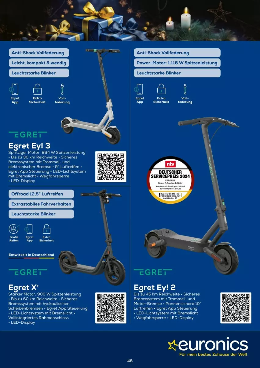 Aktueller Prospekt Euronics - Prospekte - von 03.12 bis 31.12.2024 - strona 48 - produkty: eis, Elektro, led-licht, reifen, reis, Ti, trommel, WICK