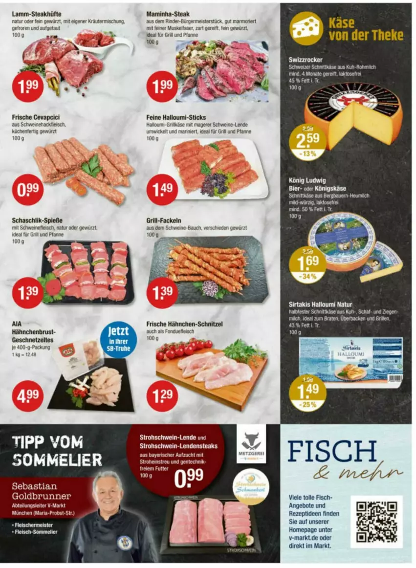 Aktueller Prospekt Vmarkt - Prospekte - von 18.04 bis 24.04.2024 - strona 3 - produkty: asti, Bau, cevapcici, eis, esprit, fleisch, Fondue, Frische Hähnchen, für grill und pfanne, Germ, geschnetzeltes, gewürz, grill, grill und pfanne, grill-fackeln, hackfleisch, hähnchenbrust, halbfester schnittkäse, Halloumi, ideal für grill, ideal für grill und pfanne, Käse, kräuter, Kräutermischung, lamm, mam, Meister, natur, pfanne, rind, rinder, schnittkäse, schnitzel, schwein, schweine, schweine-bauch, schweinefleisch, Schweinehackfleisch, steak, steakhüfte, Ti, und pfanne, wein, weine, WICK, Zelt