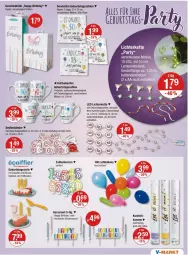 Gazetka promocyjna Vmarkt - Prospekte - Gazetka - ważna od 24.04 do 24.04.2024 - strona 21 - produkty: ball, batterie, Becher, kaffee, kaffeebecher, kerze, Kette, Lampe, LED Lichterkette, lichterkette, Luftballon, spülmaschinen, Ti, torte