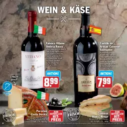 Gazetka promocyjna Hit - Prospekte - Gazetka - ważna od 24.06 do 24.06.2023 - strona 22 - produkty: aktionspreis, asti, bourbon, brie, cabernet, cabernet sauvignon, deutscher weichkäse, eis, elle, flasche, frucht, hartkäse, italienischer hartkäse, Käse, milch, Pecorino, reis, resa, Ria, rouge, sauvignon, Ti, weichkäse, wein, whiskey