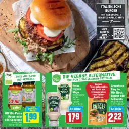 Gazetka promocyjna Hit - Prospekte - Gazetka - ważna od 24.06 do 24.06.2023 - strona 5 - produkty: aubergine, auer, bio, burger, dell, discount, eis, elle, erbsen, flasche, fleisch, Fleischalternative, genovese, gin, heinz, pesto, reis, rezept, Schal, Ti, Vegane Fleisch, Yo