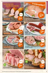 Gazetka promocyjna Tegut - Angebote der Woche - Gazetka - ważna od 03.06 do 03.06.2023 - strona 11 - produkty: angebot, angebote, auer, Bau, Bauer, bier, bierschinken, bio, braten, brot, Brühwurst, dekoration, eis, ente, fleisch, gewürz, kabanos, Käse, kochschinken, kräuter, landprimus, leberkäs, leberkäse, leberwurst, lyoner, mac, paprika, pfeffer, pizza, saft, salami, salat, schinken, schinkenwurst, Spezi, Ti, wurst, Yo