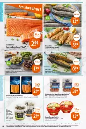 Gazetka promocyjna Tegut - Angebote der Woche - Gazetka - ważna od 03.06 do 03.06.2023 - strona 14 - produkty: angebot, angebote, aqua, aufstrich, Becher, bio, brot, brotaufstrich, dekoration, eis, elle, erde, feinkost, filet, filets, fisch, fische, Fischer, fleisch, forelle, grill, ideal zum grillen, Käse, krone, lachs, lachsfilet, Makrele, natur, Nordsee, olive, oliven, pfeffer, Popp, rel, saft, Schere, tender, Ti, wurst, zitrone, zitronen