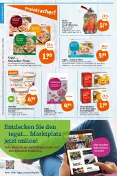 Gazetka promocyjna Tegut - Angebote der Woche - Gazetka - ważna od 03.06 do 03.06.2023 - strona 18 - produkty: auer, Bau, Bauer, Becher, beere, beeren, Berger, bio, eimer, eis, fisch, fische, Fischer, frutti di mare, garnelen, himbeer, himbeere, himbeeren, kartoffel, kartoffelpuffer, milch, Muscheln, Ofen, pizza, ring, Schere, steinofen, tender, Ti