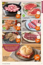 Gazetka promocyjna Tegut - Angebote der Woche - Gazetka - ważna od 03.06 do 03.06.2023 - strona 9 - produkty: angebot, angebote, bio, braten, brötchen, decke, eis, ente, fleisch, gewürz, grill, gulasch, hähnchenbrust, ideal zum grillen, kotelett, lamm, landprimus, natur, Rückensteak, saft, schwein, schweine, schweinegulasch, snack, snacks, steak, Ti, wein, weine