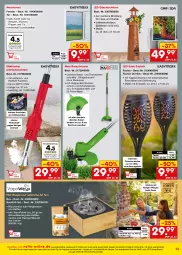 Gazetka promocyjna Netto Marken-Discount - Online-Angebote Juli - Gazetka - ważna od 31.07 do 31.07.2022 - strona 33 - produkty: akku, angebot, auto, batterie, batterien, beutel, blume, blumen, Brei, eis, elle, fenster, Garten, grill, grillholzkohle, Holz, holzkohle, kaffee, Kraut, lamm, leds, leine, Liege, moskitonetz, ndk, rasen, rasentrimmer, Rauch, reis, rwe, Schal, Sport, Ti, tisch, unkrautvernichter, versandkostenfrei, werkzeug, ZTE