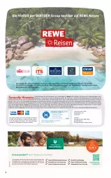 Gazetka promocyjna Rewe Reisen - Reiseprospekt - Gazetka - ważna od 30.05 do 30.05.2025 - strona 2 - produkty: auer, buch, drucker, eis, elle, Engel, ente, erde, gin, kerze, LG, mastercard, natur, papier, reis, rel, ring, Ti, ZTE