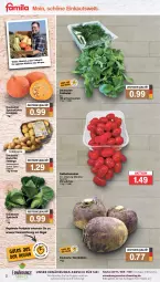 Gazetka promocyjna Famila - Prospekte - Gazetka - ważna od 11.11 do 11.11.2023 - strona 2 - produkty: datteltomaten, eis, feldsalat, kartoffel, Kürbis, lebensmittel, regal, salat, Schal, Schale, spitzkohl, telefon, Ti, tomate, tomaten, uhr