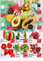 Gazetka promocyjna Kaufland - Gazetka - ważna od 30.03 do 30.03.2022 - strona 14 - produkty: angebot, avocado, beere, beeren, cocktail, cola, corona, früchte, himbeer, himbeere, himbeeren, LG, limette, limetten, mango, melone, Mett, metten, obst, Papaya, paprika, paprika rot, Physalis, rispentomaten, rucola, salat, Schal, Schale, Ti, tisch, tomate, tomaten, wasser, wassermelone, ZTE