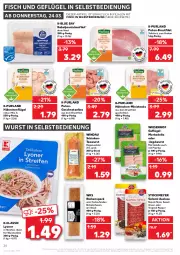 Gazetka promocyjna Kaufland - Gazetka - ważna od 30.03 do 30.03.2022 - strona 20 - produkty: angebot, braten, brustfilet, dell, ente, filet, fisch, Geflügel, geschnetzeltes, hähnchenflügel, jagdwurst, Laufen, lyoner, mit paprika, mortadella, natur, paprika, purland, pute, Putengeschnetzeltes, reifen, rügenwalder, salami, salat, salate, schinken, Schinkenteewurst, schnitten, schwein, Speck, steak, steaks, stockmeyer, tee, teewurst, Ti, wein, wiesenhof, wurst, wurst in selbstbedienung, Yo, Zelt, ZTE