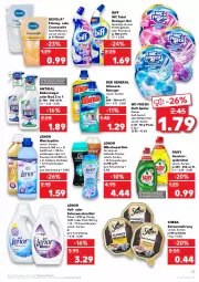 Gazetka promocyjna Kaufland - Gazetka - ważna od 30.03 do 30.03.2022 - strona 27 - produkty: allzweckreiniger, angebot, angebote, Bad, beutel, biff, Blüte, colorwaschmittel, creme, cremeseife, fairy, geschirr, geschirrspülmittel, Kalkreiniger, katzennahrung, lenor, lenor weichspüler, limo, natur, orchidee, Pods, pril, reiniger, Schal, Schale, Seife, sheba, spülmittel, Ti, wäscheparfüm, waschmittel, wc total, weck, weichspüler