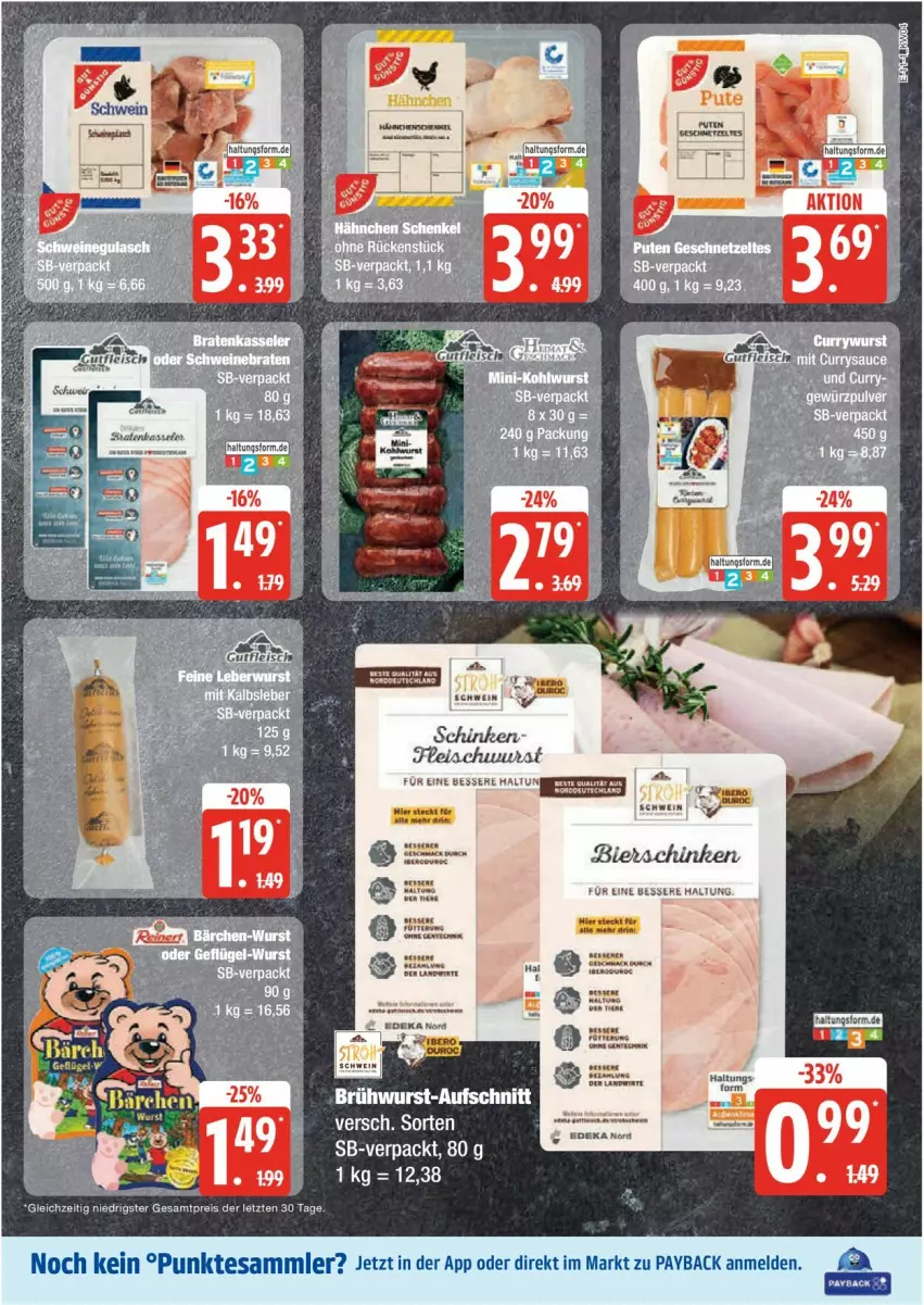 Aktueller Prospekt Edeka - Prospekte - von 20.01 bis 25.01.2025 - strona 11 - produkty: aufschnitt, bier, bierschinken, Brühwurst, eier, eis, fleisch, payback, reis, schinken, tesa, Ti, wurst, ZTE