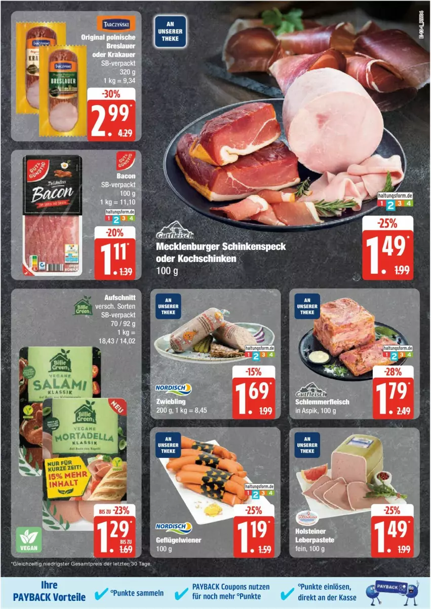 Aktueller Prospekt Edeka - Prospekte - von 20.01 bis 25.01.2025 - strona 13 - produkty: coupon, coupons, eis, payback, reis, schinken, schinkenspeck, Speck, tesa, Ti, ZTE