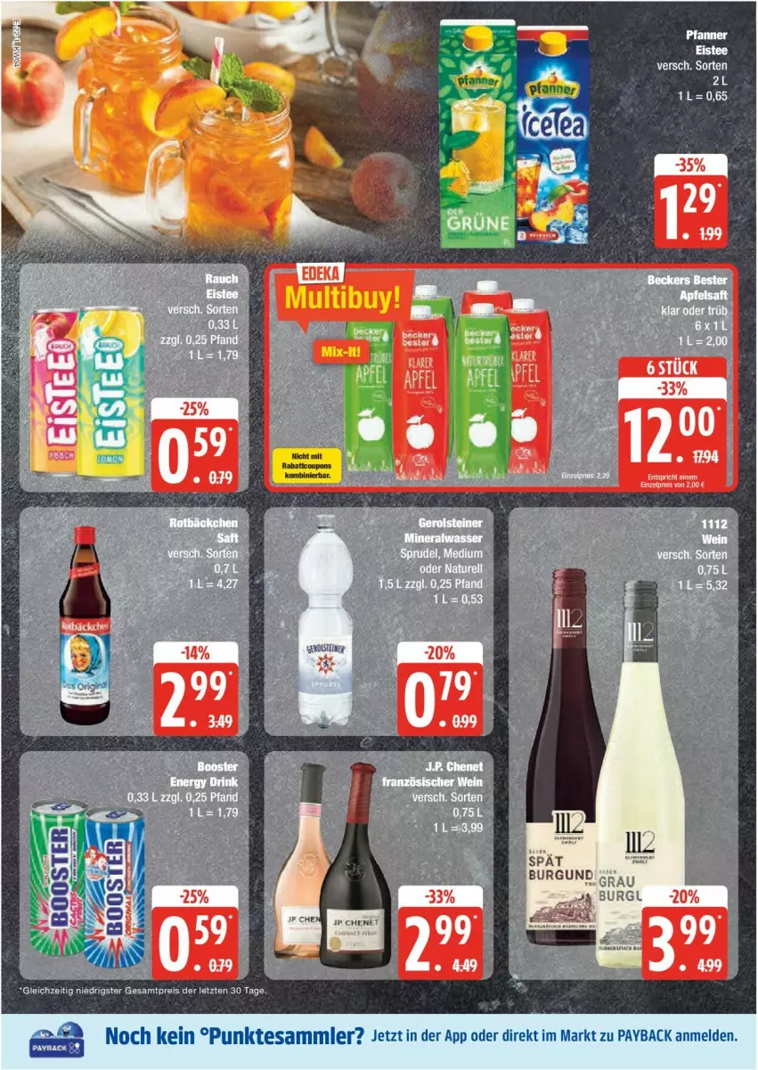 Aktueller Prospekt Edeka - Prospekte - von 20.01 bis 25.01.2025 - strona 22 - produkty: eis, payback, reis, tesa, Ti, ZTE