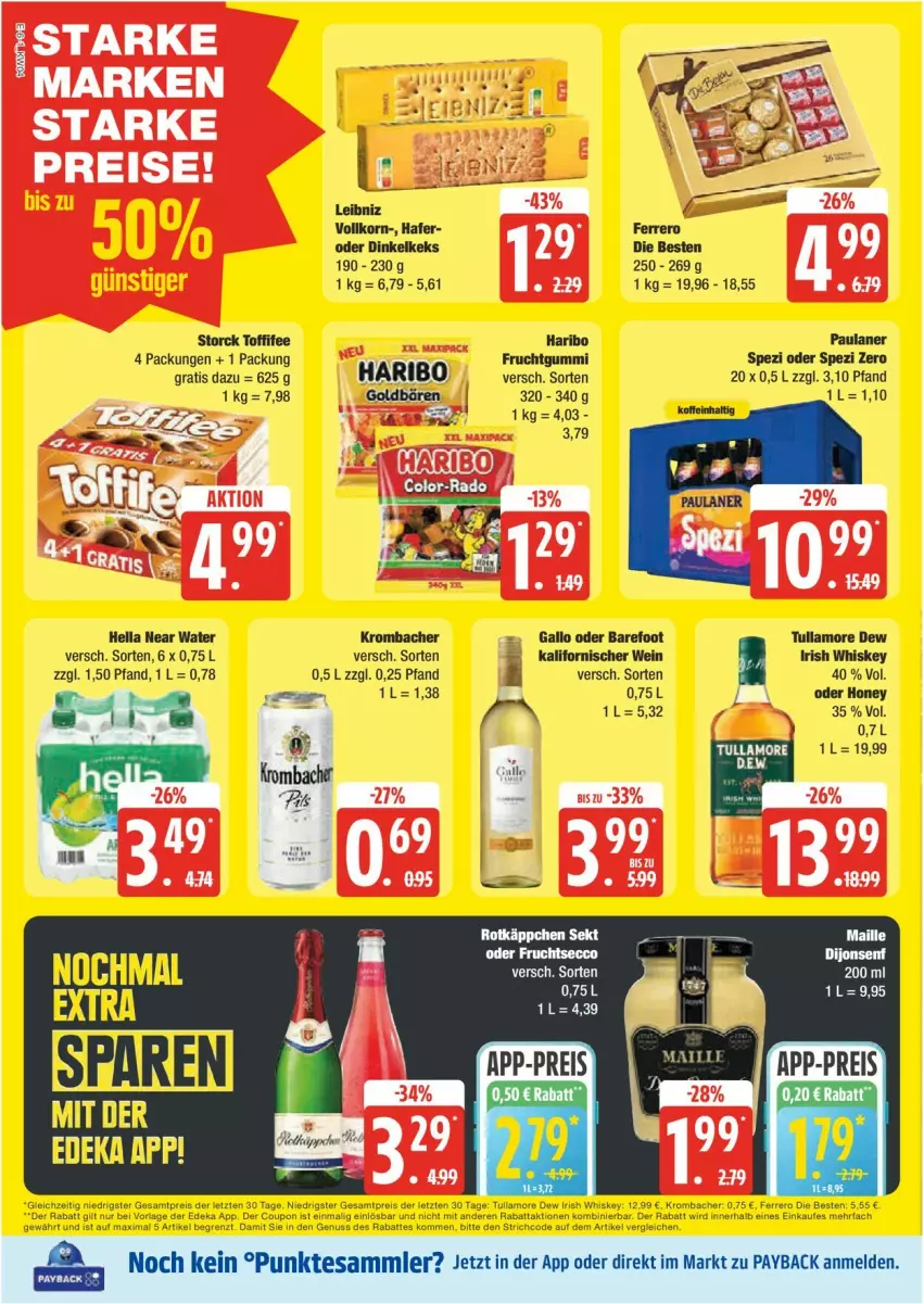 Aktueller Prospekt Edeka - Prospekte - von 20.01 bis 25.01.2025 - strona 6 - produkty: eis, ferrero, hella, Paula, paulaner, reis, Spezi, storck, Ti, toffifee