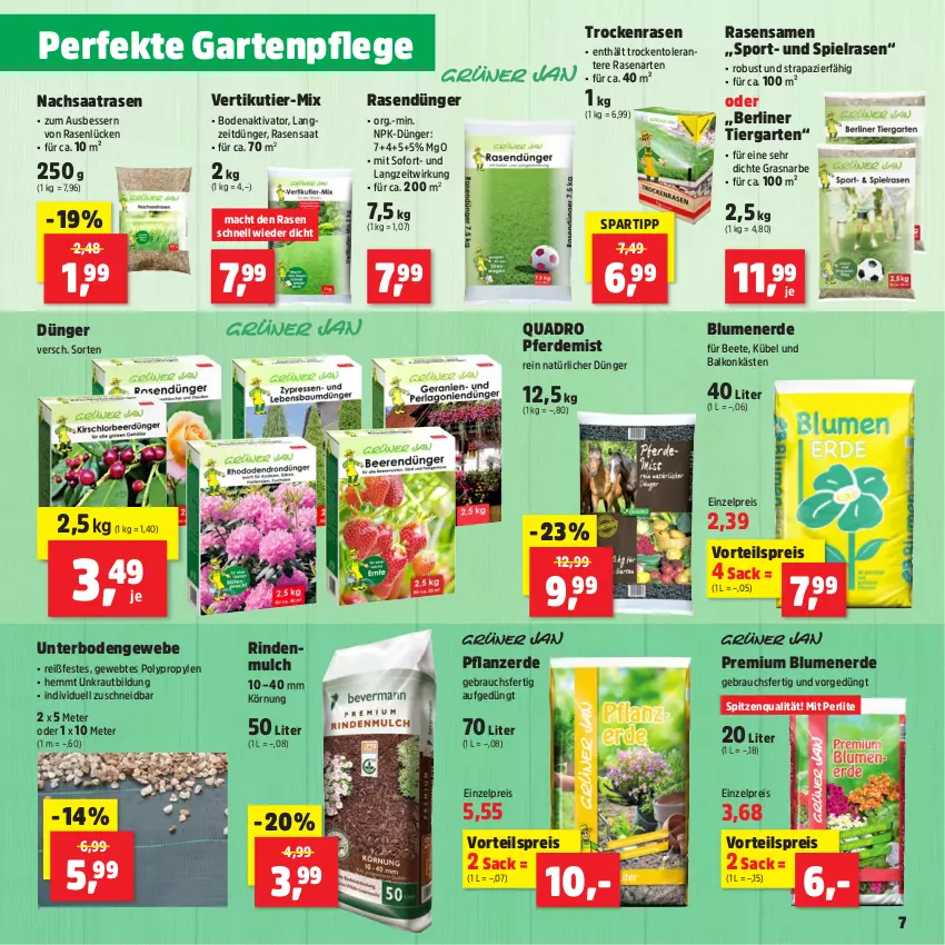 Aktueller Prospekt Thomas Philipps - von 29.04 bis 04.05.2024 - strona 15 - produkty: berliner, blume, blumen, blumenerde, dünger, eis, erde, Garten, Kraut, mac, pflanze, pflanzerde, quad, Quadro, rasen, rasendünger, rasensamen, Rauch, reis, rind, rindenmulch, sac, spartipp, spitzenqualität, Sport, Ti, usb, vorteilspreis