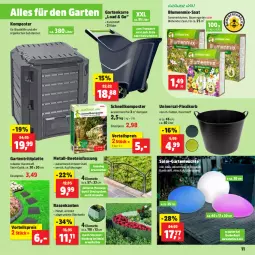 Gazetka promocyjna Thomas Philipps - Gazetka - ważna od 04.05 do 04.05.2024 - strona 19 - produkty: akku, auer, auto, Bau, Bauer, bio, blume, blumen, eis, erde, Garten, Holz, Komposter, korb, latte, Leuchte, rasen, reis, rwe, Schal, Sport, Ti, tisch, vorteilspreis