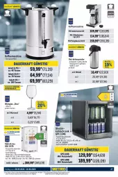 Gazetka promocyjna Metro - GastroJournal - Gazetka - ważna od 12.06 do 12.06.2024 - strona 27 - produkty: auer, auto, Behälter, beleuchtung, edelstahl, eis, getränk, getränke, getränkespender, Glastür, isolierkanne, kaffee, kaffeemaschine, küche, Küchen, Küchenhelfer, kühlschrank, latte, LG, Löffel, messer, Mixer, Ofen, pfanne, pfannen, Pfannenwender, reis, Ria, ring, Schneebesen, Schöpflöffel, Schrank, spülmaschinen, stabmixer, suppe, suppen, tasse, Ti, tisch, topf, vitrine, wein