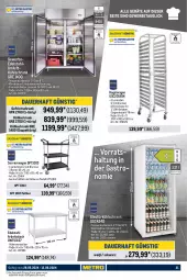 Gazetka promocyjna Metro - GastroJournal - Gazetka - ważna od 12.06 do 12.06.2024 - strona 31 - produkty: Alwa, auer, aufbewahrungsbox, auto, Behälter, decke, Deckel, dell, edelstahl, eimer, eis, gefrierschrank, Glastür, kühlschrank, lebensmittel, leimer, Metro, Mode, regal, reis, Ria, rum, Schrank, Servierwagen, Spektrum, Sport, Ti, tisch