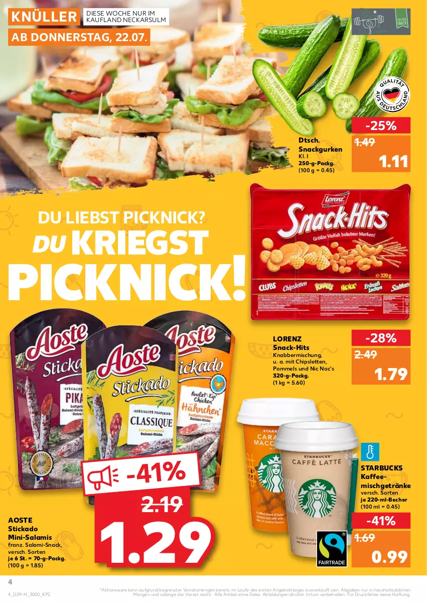 Aktueller Prospekt Kaufland - Spezielle Angebote - von 22.07 bis 28.07.2021 - strona 4