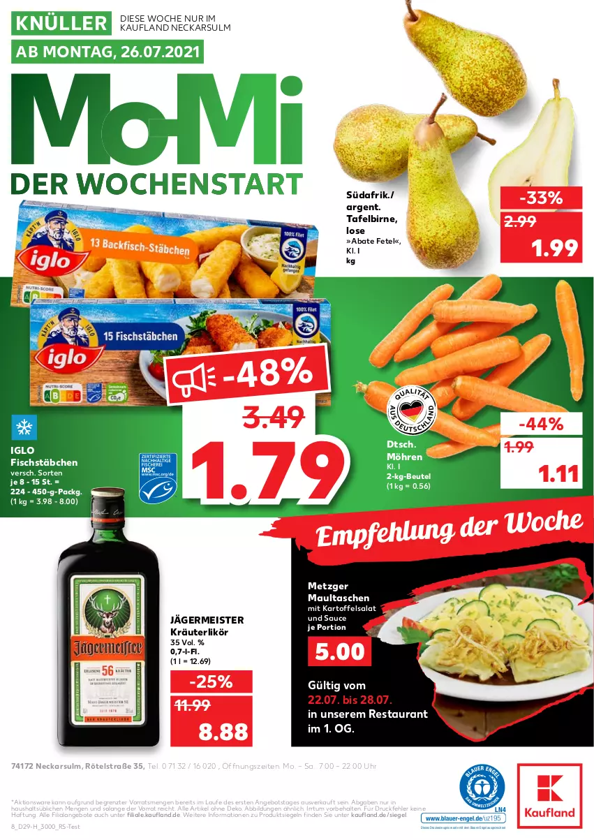 Aktueller Prospekt Kaufland - Spezielle Angebote - von 22.07 bis 28.07.2021 - strona 8