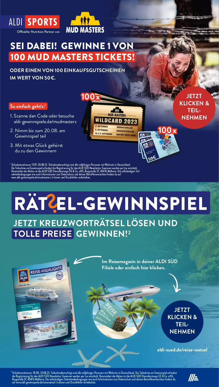 Aktueller Prospekt AldiSud - NÄCHSTE WOCHE - von 31.07 bis 05.08.2023 - strona 51 - produkty: aldi, eis, elle, erde, gewinnspiel, gutschein, gutscheine, magazin, reis, Spiele, Ti