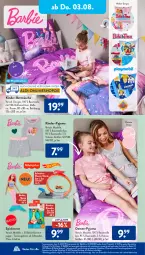 Gazetka promocyjna AldiSud - NÄCHSTE WOCHE - Gazetka - ważna od 05.08 do 05.08.2023 - strona 23 - produkty: aldi, Barbie, Bau, baumwolle, bett, bettwäsche, dell, ehrmann, elle, ente, Kinder, kissen, Mattel, Mode, playmobil, Puppe, Pyjama, rum, rwe, sesam, Spiele, spielwaren, Ti, wolle