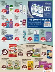 Gazetka promocyjna Vmarkt - Prospekte - Gazetka - ważna od 29.05 do 29.05.2024 - strona 13 - produkty: auto, beutel, bio, colgate, cosmea, creme, dove, felix, flasche, frolic, handcreme, hundenahrung, hundesnack, hundesnacks, je 500-ml-flasche, Jean Carol, karotten, katzennahrung, katzensnack, katzensnacks, LG, mundspülung, natur, natura, pedigree, Perfect Fit, rind, shampoo, shampoo oder spülung, slip, slipeinlagen, snack, snacks, spülung, Ti, waschlappen, wattepads, Wattestäbchen, whiskas