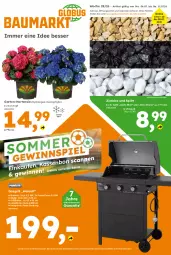 Gazetka promocyjna  - Gazetka - ważna od 11.07 do 11.07.2026 - strona 1 - produkty: Bau, eis, Garten, gasgrill, grill, grillrost, hortensie, hydrangea, hydrangea macrophylla, mac, nero, piezo-zündung, Ti, topf