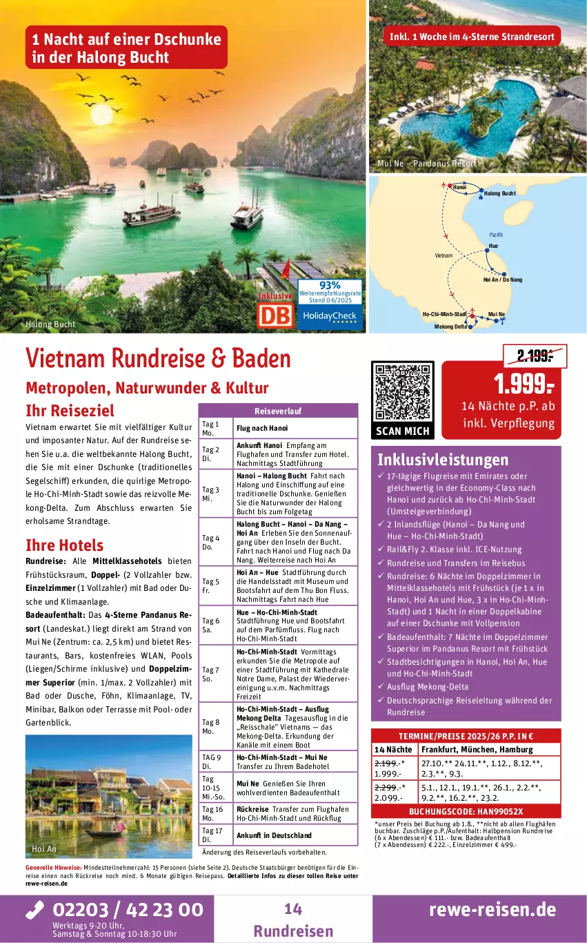 Aktueller Prospekt Rewe Reisen - Reiseprospekt - von 27.06 bis 25.07.2025 - strona 14 - produkty: Bad, buch, deutschsprachige reiseleitung, dusche, eis, elle, ente, Garten, inklusivleistungen, LG, Liege, Metro, natur, pool, Reinigung, reis, reiseverlauf, reiss, rel, rum, SANTE, Schal, Schale, schirme, Ti, uhr