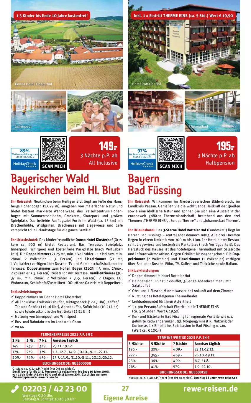 Aktueller Prospekt Rewe Reisen - Reiseprospekt - von 27.06 bis 25.07.2025 - strona 27 - produkty: alkohol, alkoholische getränke, Alwa, angebot, angebote, asti, axe, Bad, Bademantel, bett, buch, drink, drinks, dusche, eis, elle, flasche, Garten, getränk, getränke, inklusivleistungen, innenpool, kaffee, Kinder, kraft, küche, kurtaxe, Liege, Mantel, mineralwasser, natur, ndk, obst, pool, reis, rum, rwe, salat, salz, schlafsofa, snack, Sofa, tee, Ti, uhr, usb, wasser, Whirlpool, Wild