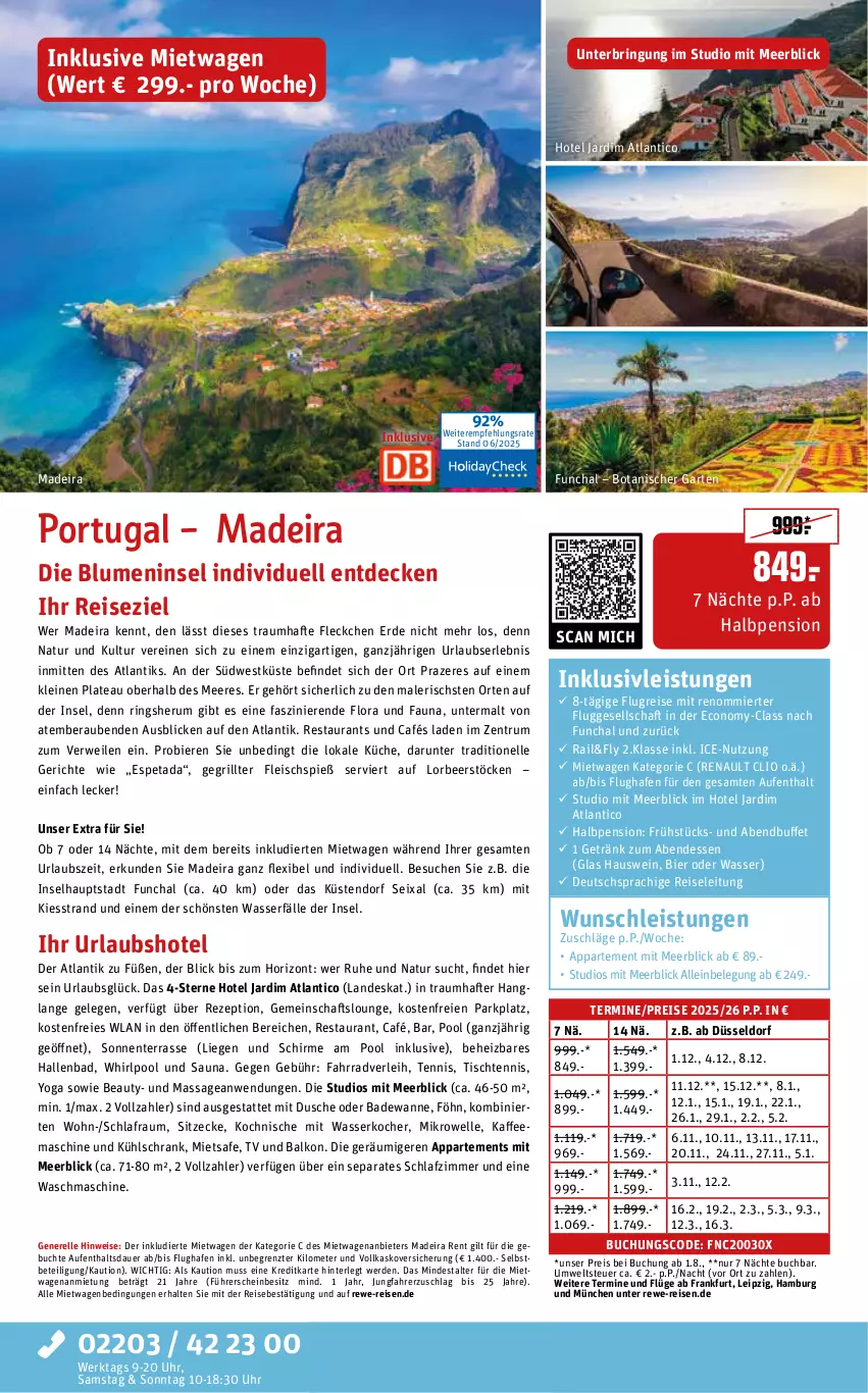 Aktueller Prospekt Rewe Reisen - Reiseprospekt - von 27.06 bis 25.07.2025 - strona 4 - produkty: auer, Bad, Badewanne, bier, Biere, blume, blumen, buch, decke, deutschsprachige reiseleitung, dusche, eis, elle, ente, erde, Fahrrad, fleisch, Garten, getränk, grill, inklusivleistungen, kaffee, kaffeemaschine, Kocher, küche, kühlschrank, leine, Liege, mikrowelle, natur, pool, Razer, reis, rel, rezept, ring, rum, rwe, Schal, schirme, schlafzimmer, Schrank, südwest, Ti, tisch, uhr, usb, Wanne, waschmaschine, wasser, wasserkocher, wein, Whirlpool, Yo, ZTE