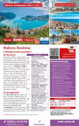 Gazetka promocyjna Rewe Reisen - Reiseprospekt - Gazetka - ważna od 25.07 do 25.07.2025 - strona 10 - produkty: asti, Bad, Blüte, buch, dusche, eis, elle, Fahrrad, Faktu, fisch, fische, Fischer, gin, inklusivleistungen, Liege, mac, mandel, olive, oliven, olivenöl, orange, orangen, perlen, pool, rama, reis, reiseverlauf, rel, ring, saro, schirme, telefon, Ti, Tiere, tisch, uhr, wasser, wein, wellnessbereich