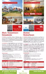 Gazetka promocyjna Rewe Reisen - Reiseprospekt - Gazetka - ważna od 25.07 do 25.07.2025 - strona 20 - produkty: auer, axe, Bad, ball, bett, buch, Couch, dusche, eis, Fahrrad, fisch, fische, Fischer, früchte, Fußball, getränk, getränke, grill, gutschein, inklusivleistungen, Kinder, küche, Küchen, kurtaxe, LG, meeresfrüchte, Mode, Nordsee, reis, rum, Schere, Ti, uhr, wasser
