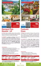 Gazetka promocyjna Rewe Reisen - Reiseprospekt - Gazetka - ważna od 25.07 do 25.07.2025 - strona 22 - produkty: alexa, axe, Bad, bademäntel, bio, buch, dusche, eis, ente, getränk, getränke, inklusivleistungen, innenpool, Kinder, kuchen, kurtaxe, mam, pool, rama, reis, rum, rwe, salz, schreibtisch, stube, Ti, tisch, uhr, usb, wasser, wein, weine, wellnessbereich, ZTE