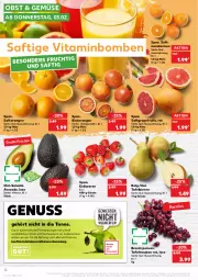 Gazetka promocyjna Kaufland - Gazetka - ważna od 09.02 do 09.02.2022 - strona 12 - produkty: angebot, avocado, beere, beeren, Birnen, Blutorange, eis, erdbeere, erdbeeren, erde, grapefruit, lebensmittel, LG, mandarine, mandarinen, nuss, obst, Obst und Gemüse, orange, orangen, reis, reiss, saft, Saftorangen, Schal, Schale, tafelbirnen, tafeltrauben, Ti, tisch, trauben, und gemüse, vita, ZTE