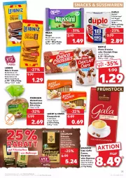 Gazetka promocyjna Kaufland - Gazetka - ważna od 09.02 do 09.02.2022 - strona 23 - produkty: angebot, angebote, auto, bohne, bohnen, brot, butter, butterkeks, caffè crema, chips, choclait chips, choco crossies, creme, crossies, dallmayr, duplo, eduscho, espresso, filterkaffee, kaffee, kaffeevollautomat, kaffeevollautomaten, kakao, keks, kekse, leibniz, milch, milka, nestlé, nuss, oder espresso, Ria, riegel, schoko, schokoriegel, snack, snacks, süsswaren, Ti, tomate, tomaten, vollautomaten