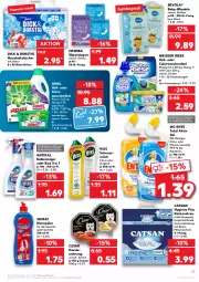 Gazetka promocyjna Kaufland - Gazetka - ważna od 09.02 do 09.02.2022 - strona 27 - produkty: aktiv gel, angebot, angebote, ariel, Bad, Cap, catsan, citrus, colorwaschmittel, cosmea, eis, ente, geschirr, gin, haushaltstücher, Heu, hundenahrung, jumbo, Kalkreiniger, Katzenstreu, klarspüler, megaperls, milch, Pods, reiniger, Schal, Schale, scheuermilch, slip, slipeinlagen, somat, Ti, tücher, waschmittel, wc-reiniger, Weisser Riese, windeln