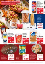 Gazetka promocyjna Kaufland - Gazetka - ważna od 09.02 do 09.02.2022 - strona 4 - produkty: angebot, backwaren, ball, Bau, Becher, brötchen, burger, cheddar, eier, Eierkocher, eis, elle, fleisch, frische backwaren, garnier, gewürz, Gewürzgurke, gewürzgurken, gurke, gurken, hackfleisch, Hellmann's, hot dog, ketchup, Kocher, mayonnaise, meica, mozzarella, pizza, rel, rind, rinder, rinderhackfleisch, röstzwiebeln, sandwich, schnitten, snack, Ti, tomate, tomaten, tomato ketchup, würstchen, Yo, ZTE, zwiebel, zwiebeln